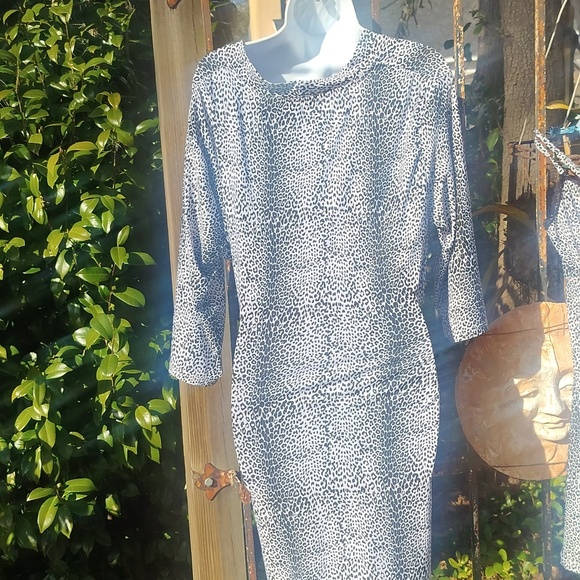 Rene Rofe Shamise And Robe Set Medium, Leopard Print - Picture 9 of 10